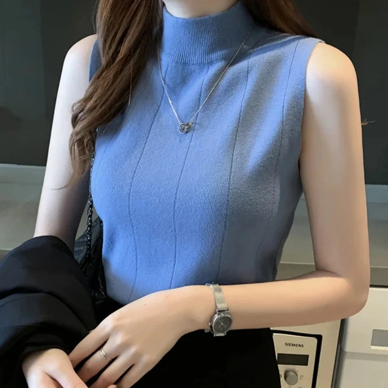 Veloura Ärmellose Bluse