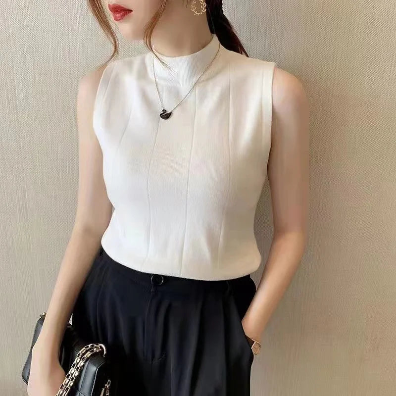 Veloura Ärmellose Bluse