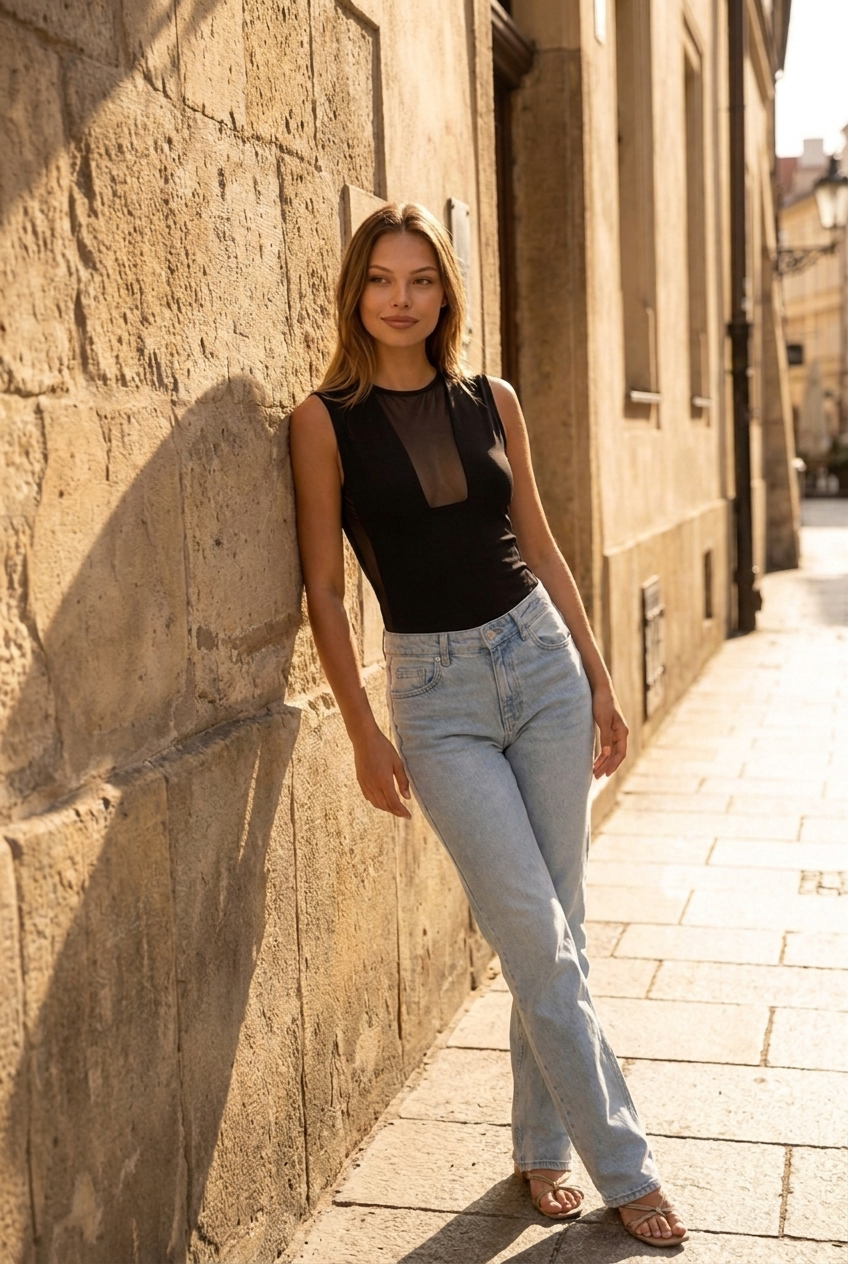 Lena | Elegantes Cut-Out Top