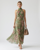 Lena | Elegantes Sommerkleid Mit Neckholder